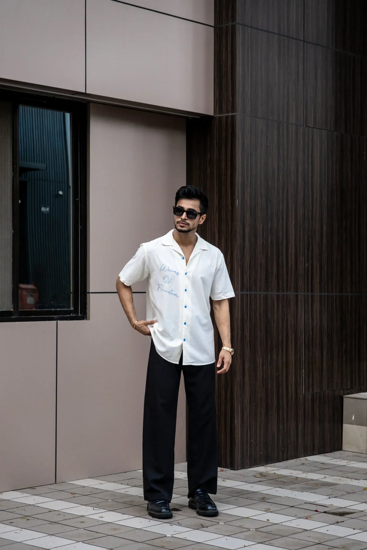 Waves Of Freedom Crush Half Sleeves Shirt image 4