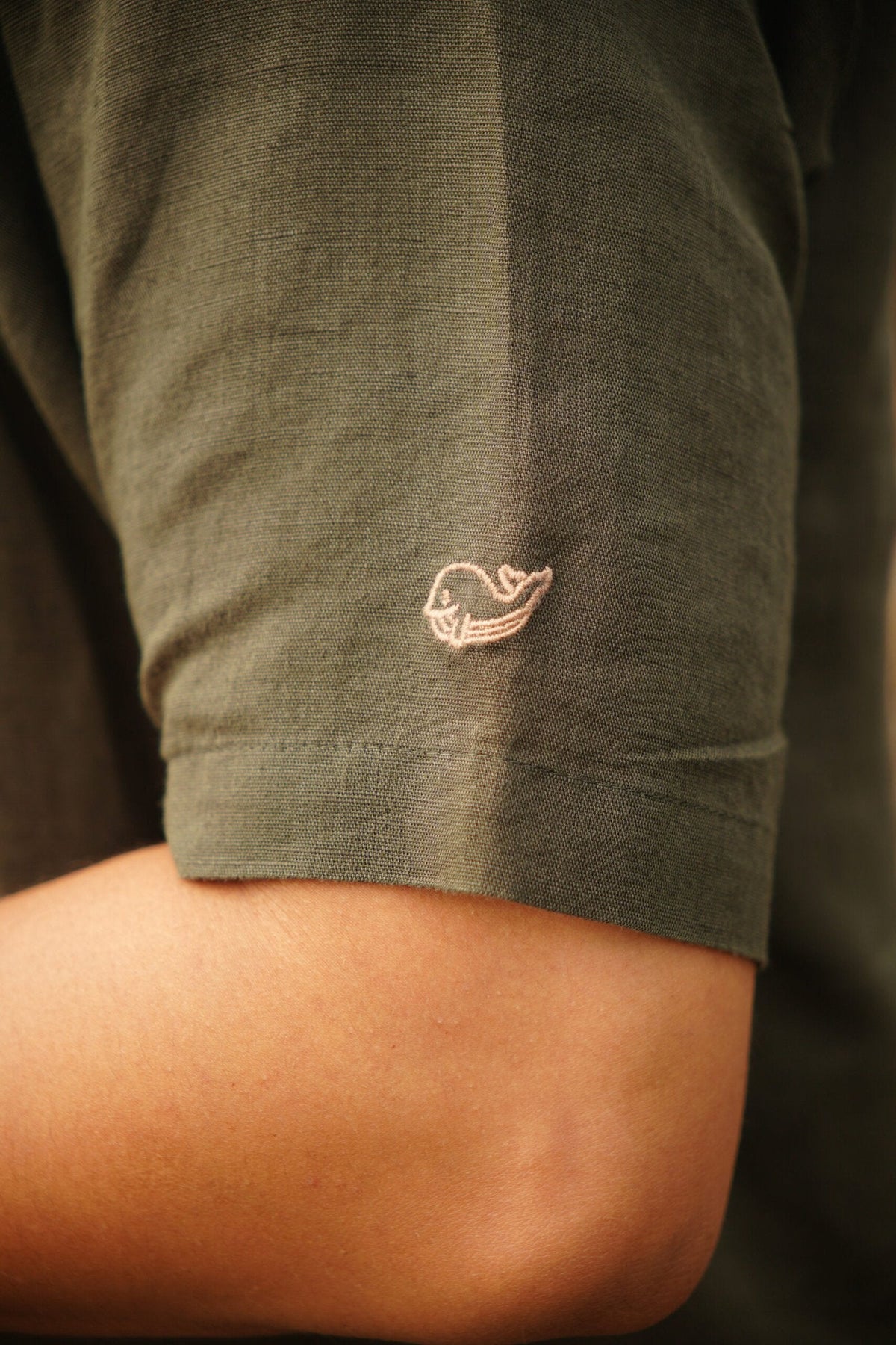 Olive H/S Shirt Embroidered Escape image 3
