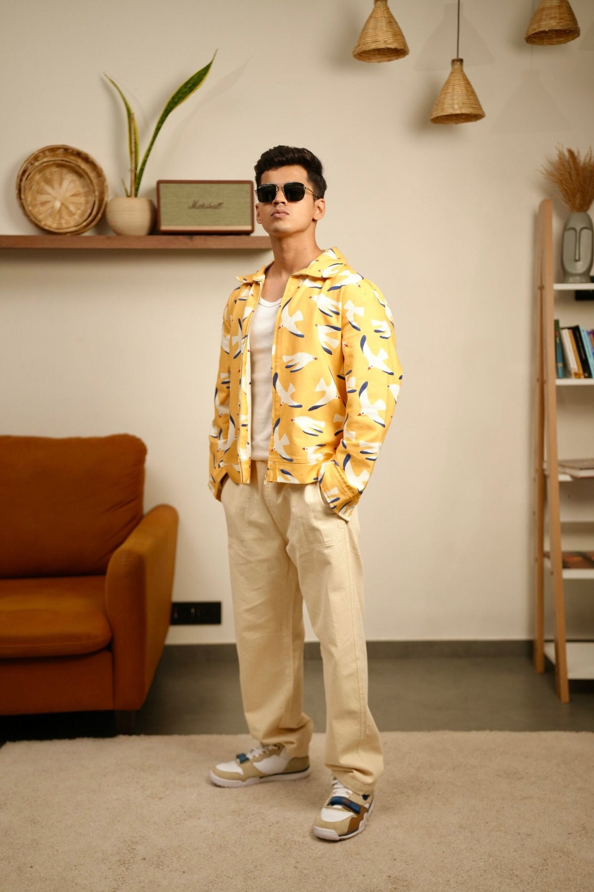 Sunbird Escape Oversized Embroidered Shacket image 1
