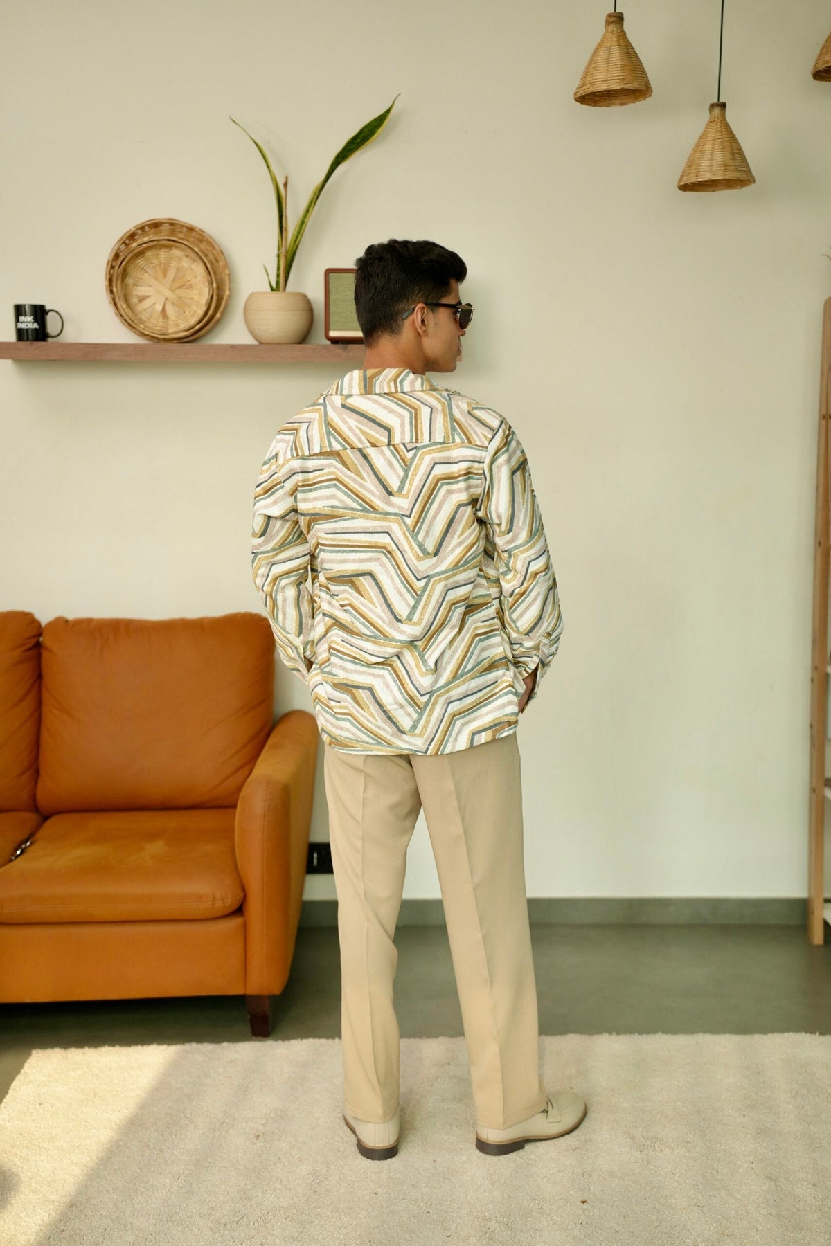 Sierra Stripe Oversized Embroidered Shacket image 2