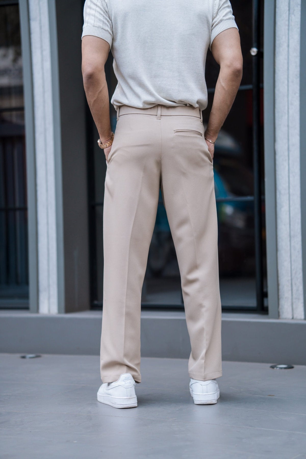 BEIGE KOREAN PANT image 3