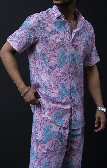 TROPICAL LEAVES PRINT CORD SET image 3