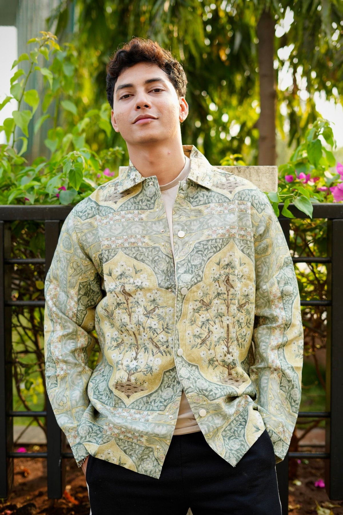Floral Printed Oversized Shacket image 0