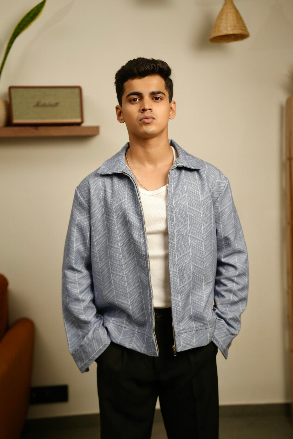 Skyline Chevron Oversized Printed Shacket image 3