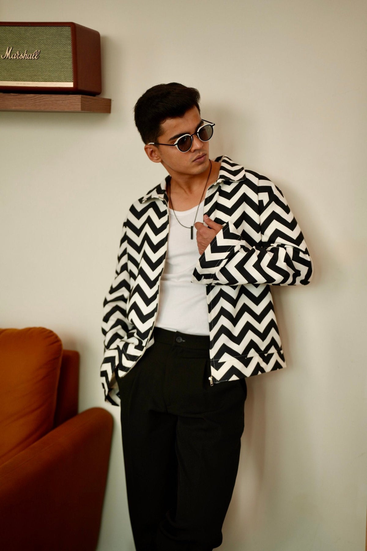Zig Zag Oversized Printed Shacket image 2