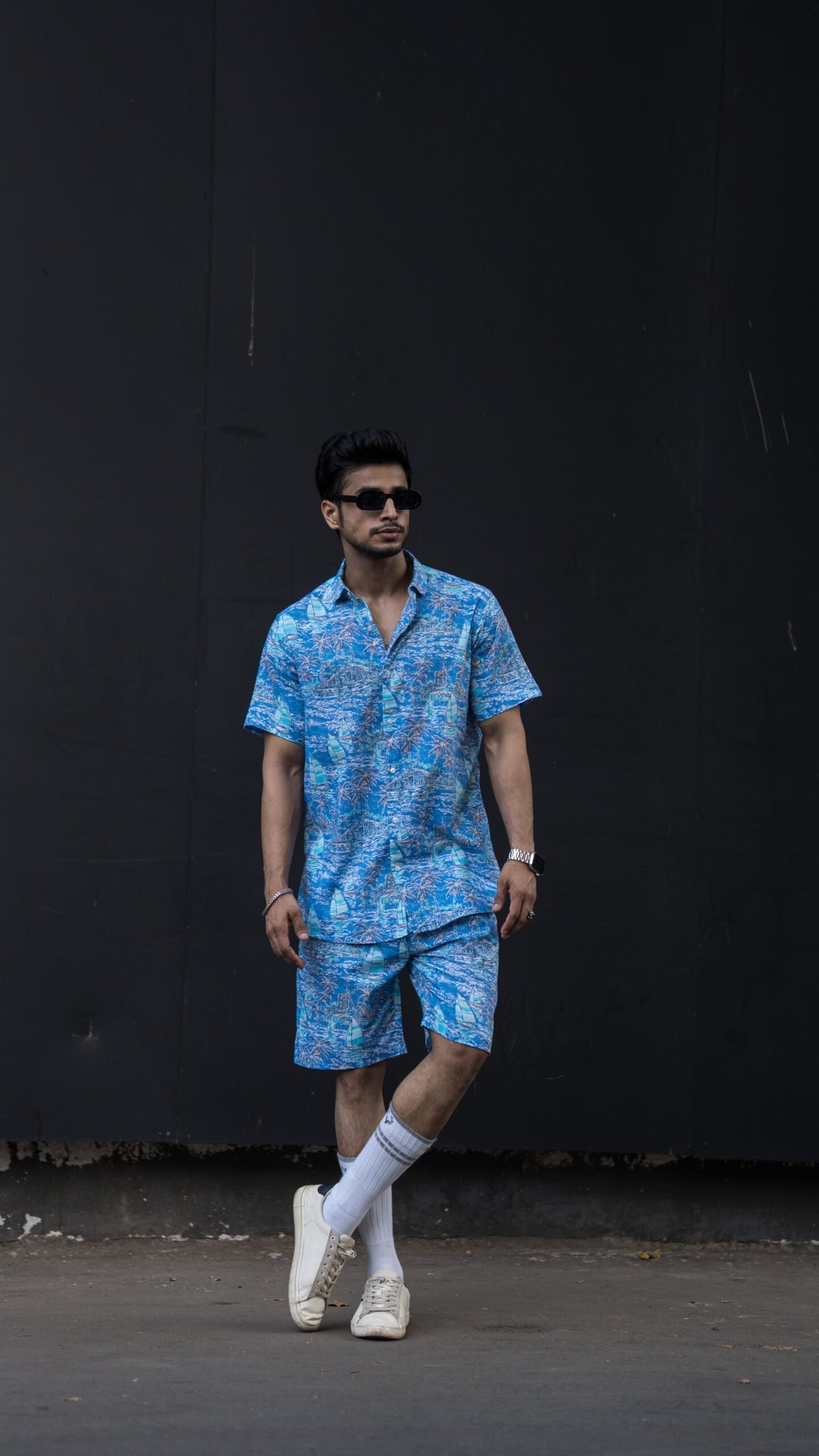 TROPICAL BEACH PRINT CORD SET image 3
