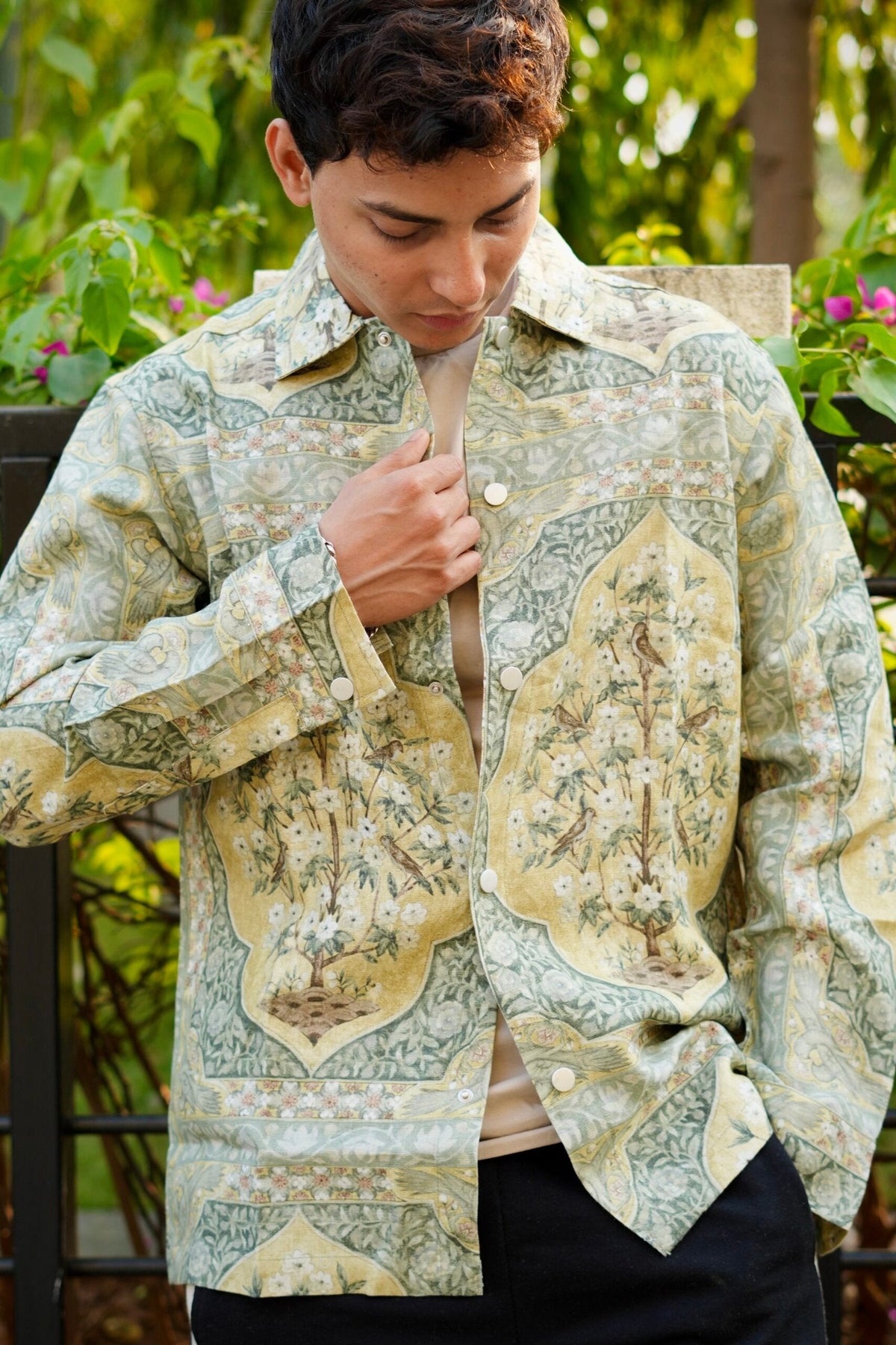 Floral Printed Oversized Shacket image 1