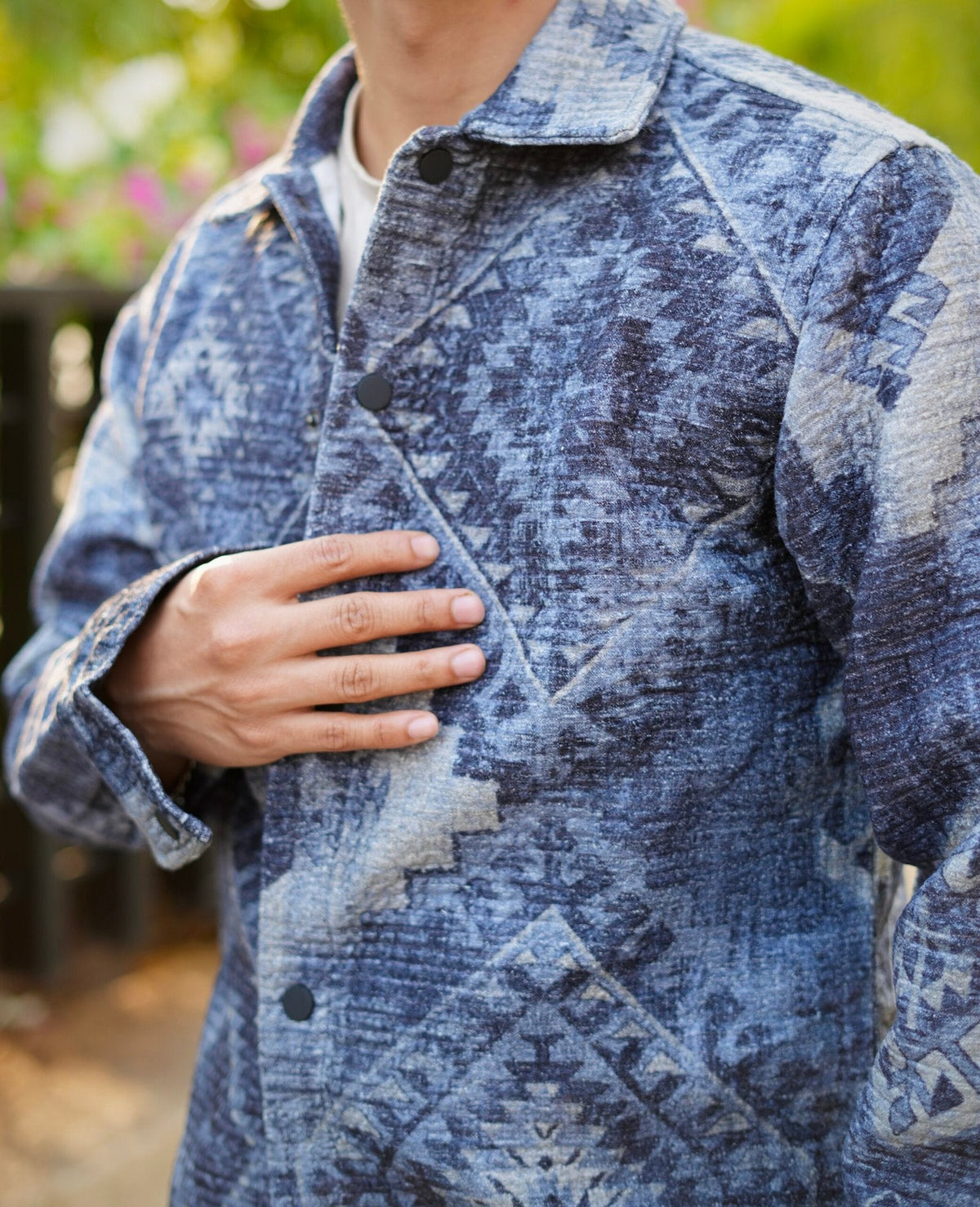 Navara Printed Oversized Shacket image 2
