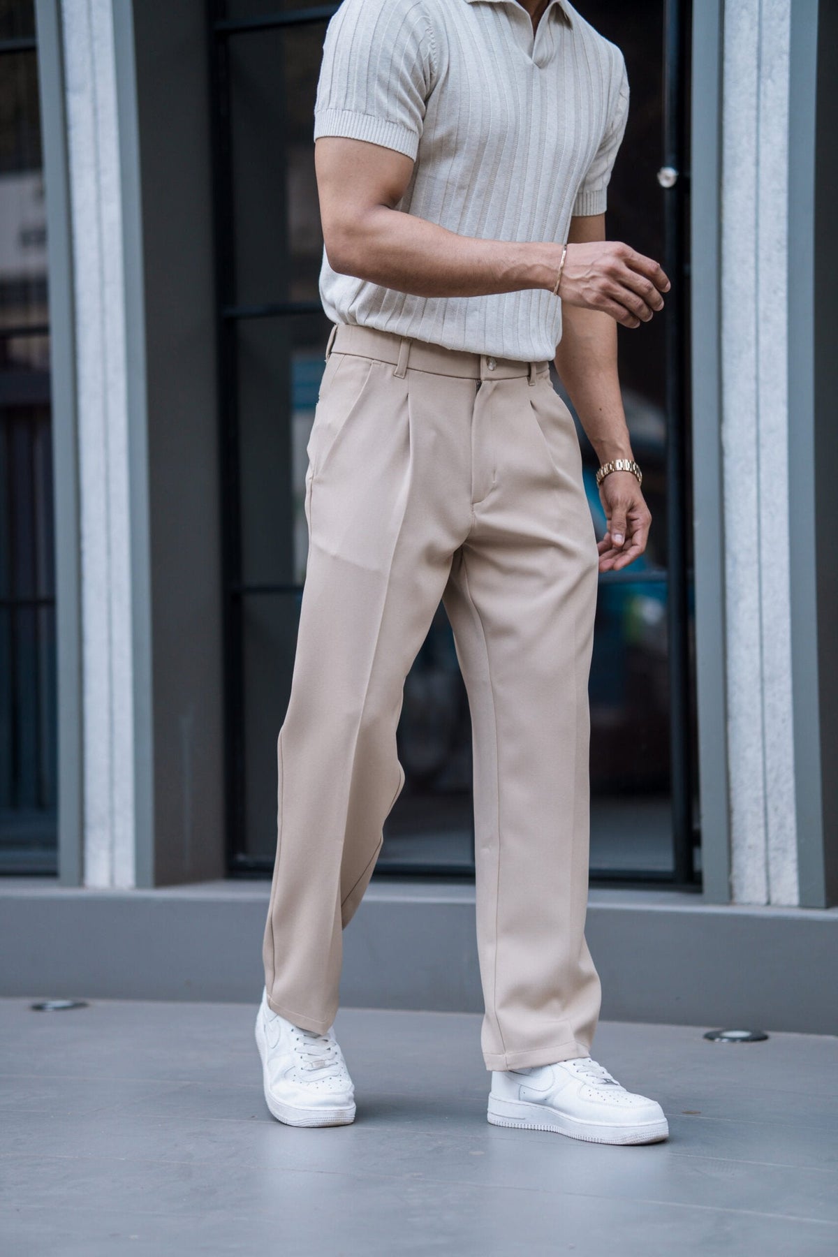BEIGE KOREAN PANT image 2