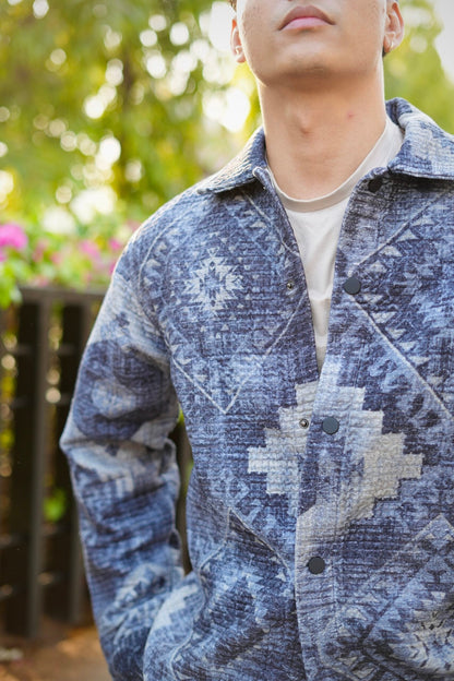 Navara Printed Oversized Shacket image 0