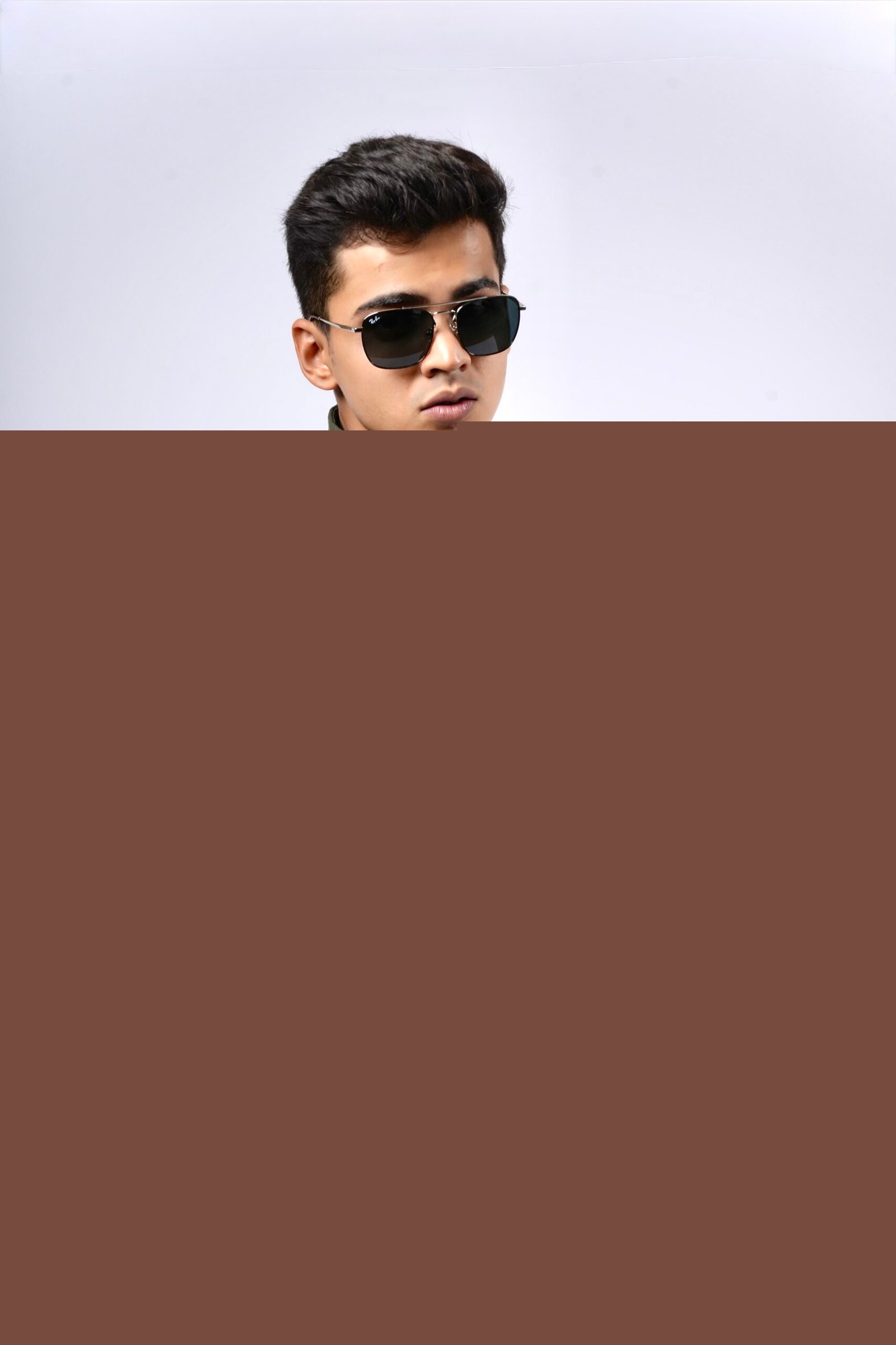 Olive Cotton Linen Shirt image 0