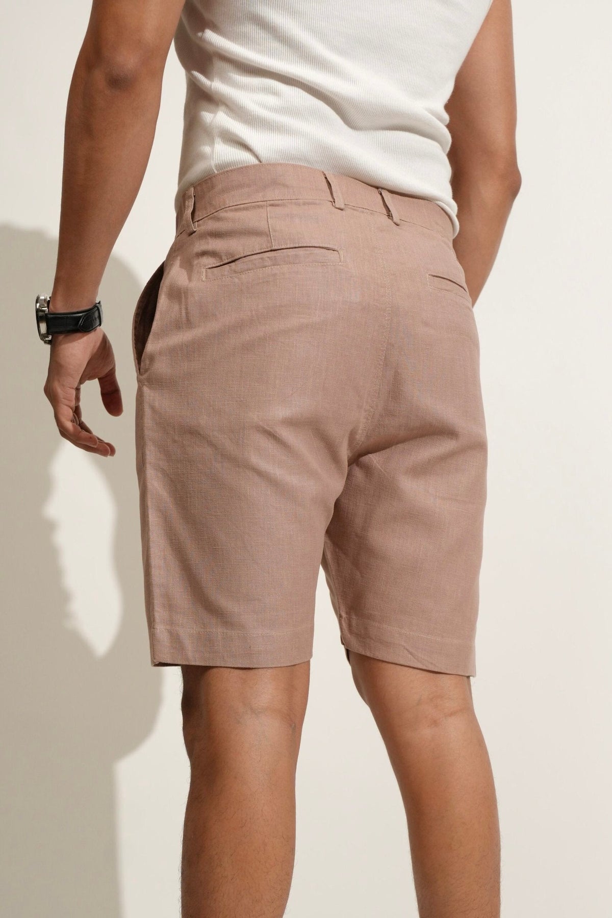 Tan Brown Shorts image 1