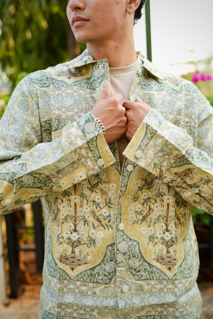 Floral Printed Oversized Shacket image 3