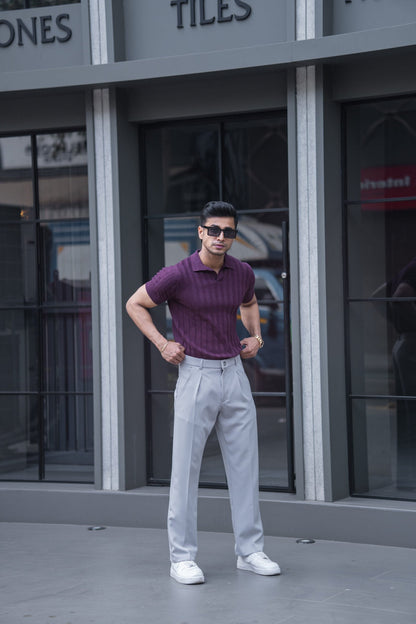 LIGHT GREY KOREAN PANT image 1