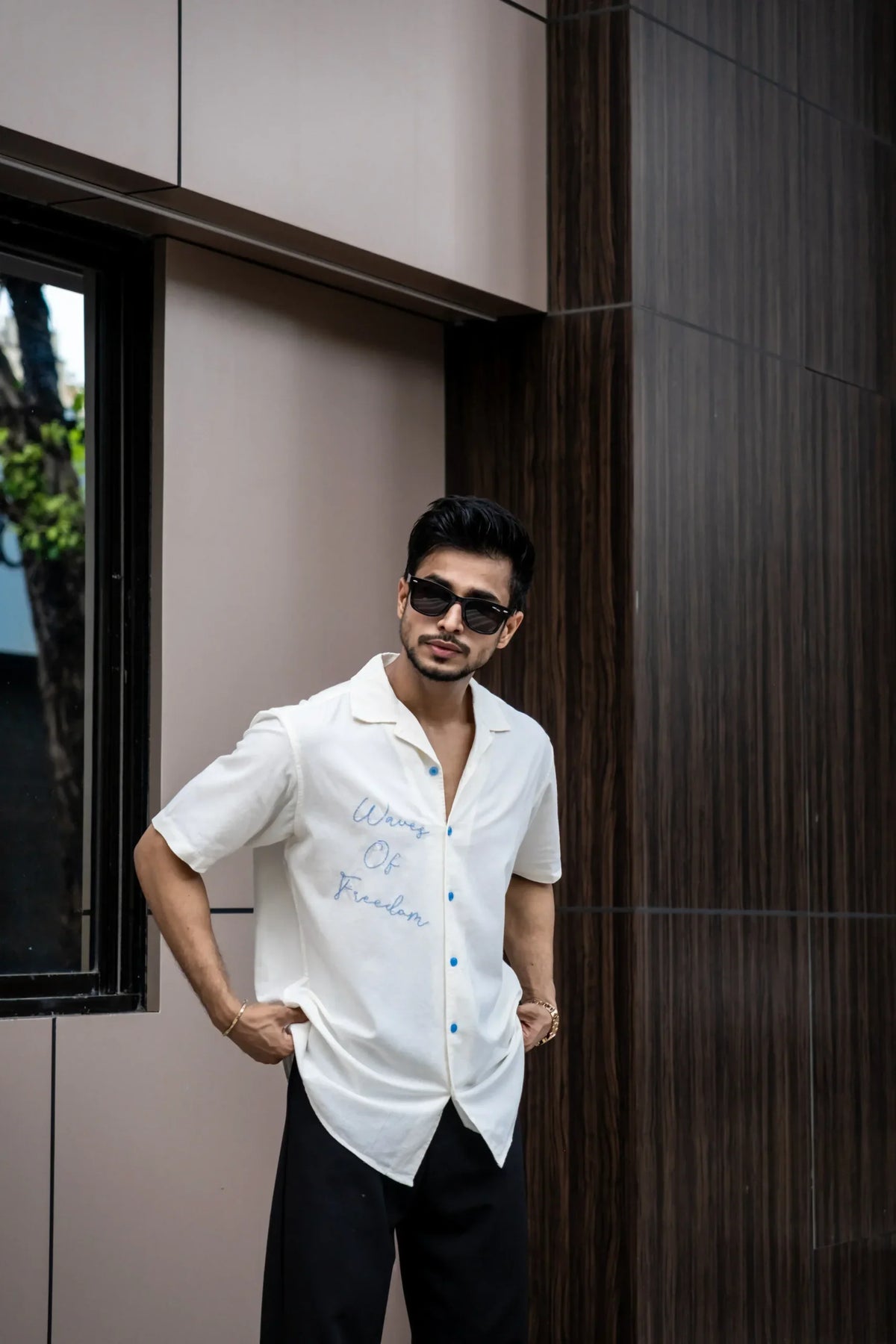 Waves Of Freedom Crush Half Sleeves Shirt image 2