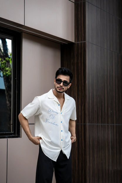 Waves Of Freedom Crush Half Sleeves Shirt image 2