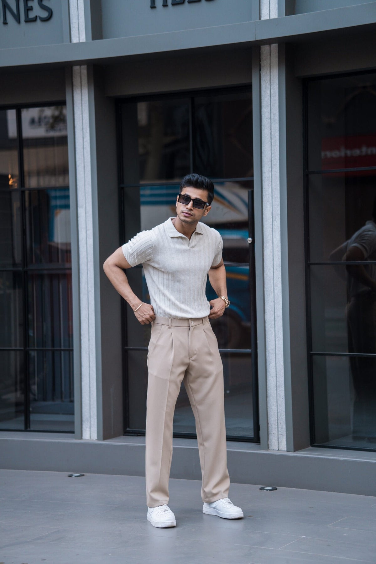 BEIGE KOREAN PANT image 1