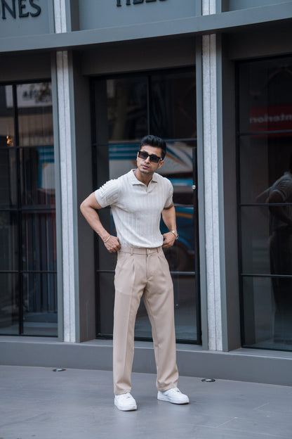 BEIGE KOREAN PANT image 1