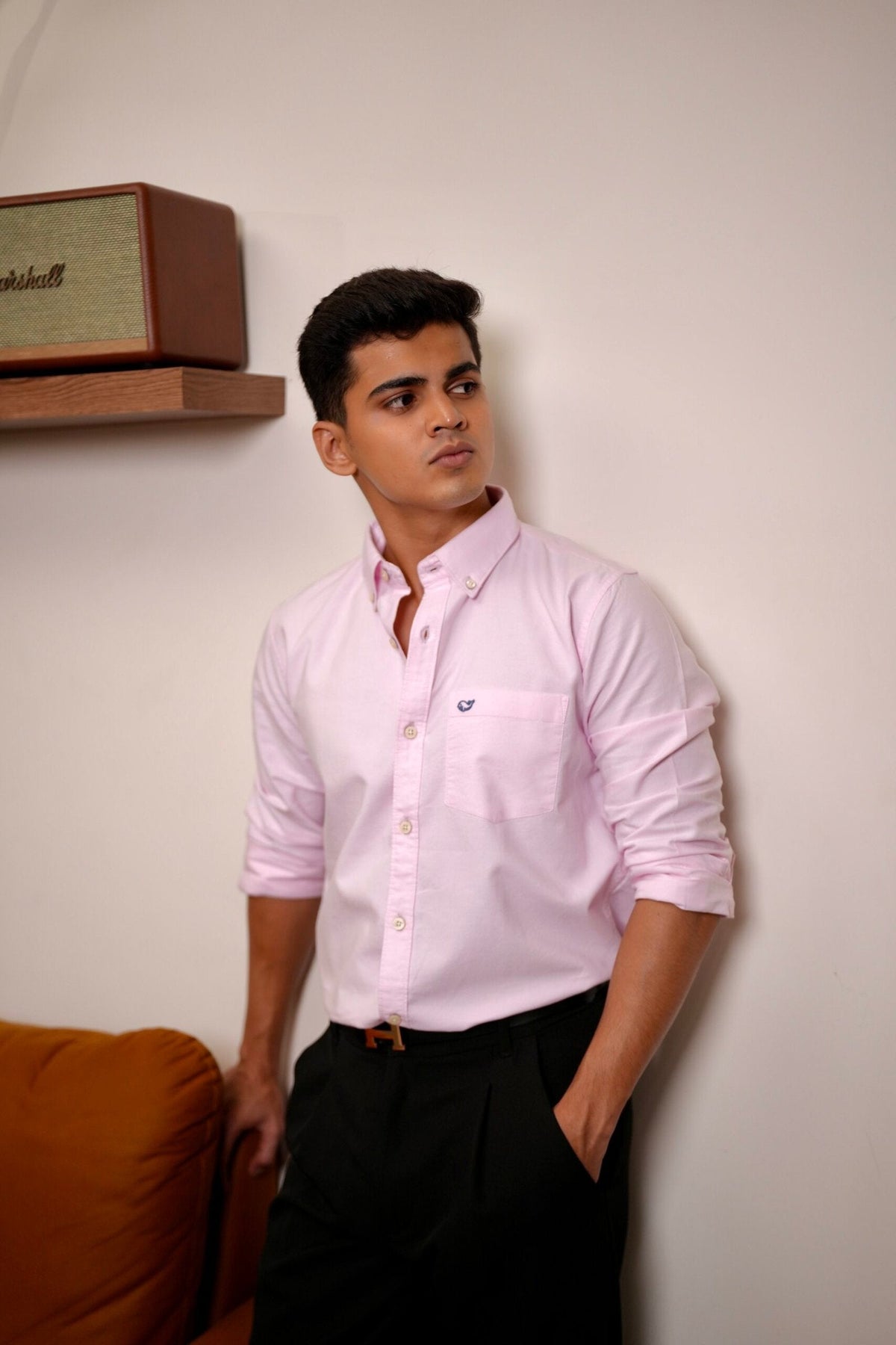 Plain Pink Oxford Shirt image 0