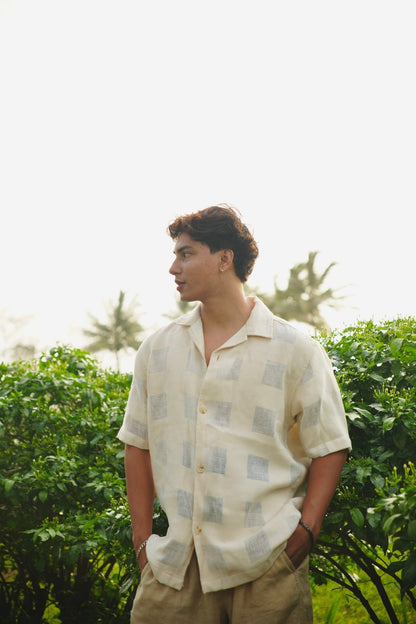 Off White H/S Jaquard Shirt image 2