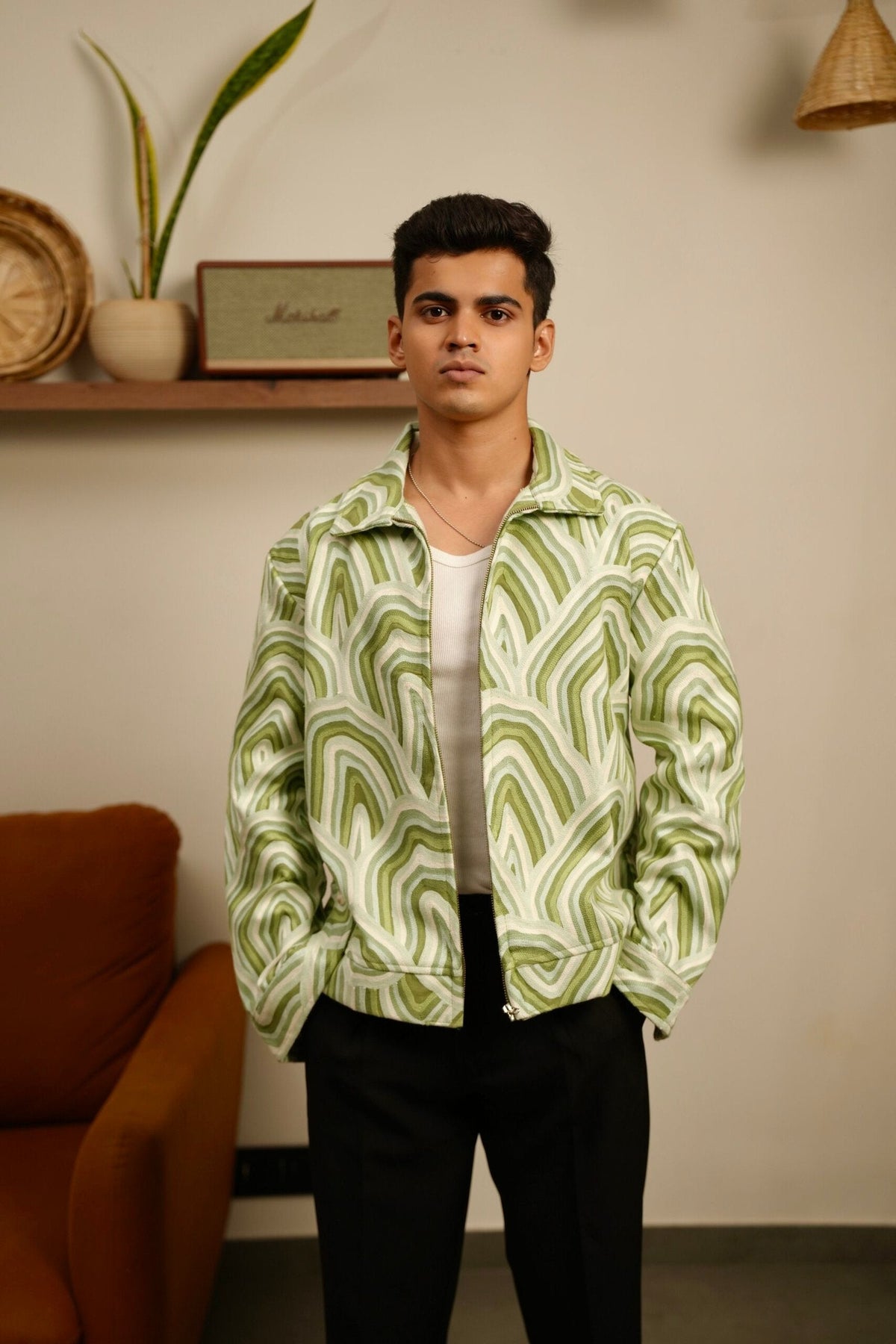 Forest Flow Oversized Embroidered Shacket image 3